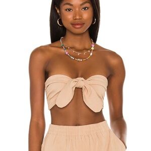 Lovers and Friends Tie Front Top // XS